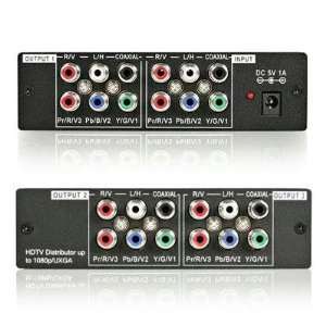  Quality 3 Port Comp Video Splitter/Amp By Electronics