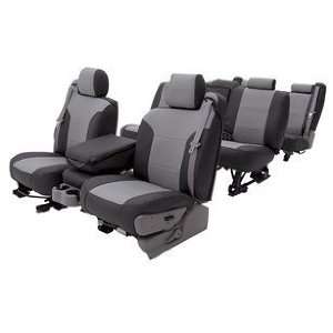   CSC1A9CH7461 Charcoal/Black Leatherette Custom Seat Cover: Automotive