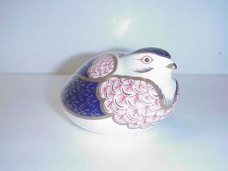 ROYAL CROWN DERBY QUAIL PAPERWEIGHT COLLECTION  