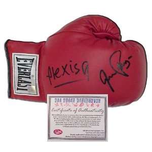   Alexis Arguello Dual Hand Signed Everlast Boxing Glove: Sports