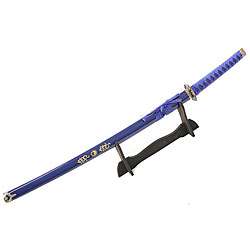 Ying Yang Symbol 40 inch Blue Japanese Samurai Sword Set  Overstock 