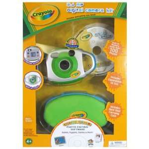  Crayola 2.1 Megapixel Digital Camera Kit   Green: Toys 