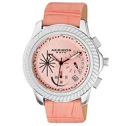   XXIV Mykonos Womens Chronograph Quartz Strap Watch  Overstock