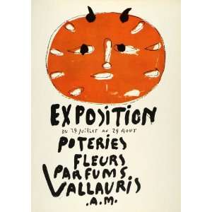   France Exposition Poster Pottery Parfum   Original Color Print Home
