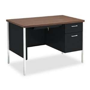  HON 34000 Series Single Pedestal Desk HON34002RCL: Office 