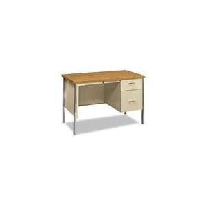  HON® 34000 Series Single Pedestal Desk: Office Products