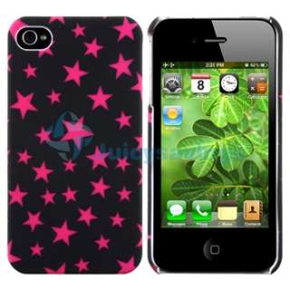   iPhone 4 4S 4G 4GS G HARD CASE+CAR+HOME CHARGER+PRIVACY GUARD  