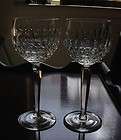 Waterford Colleen Wine Hock Glass Set 2 Signed Exc