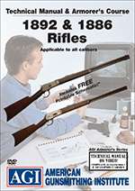 AGI WINCHESTER MODELS 1886 1892 1871 Rifle Gunsmith DVD  