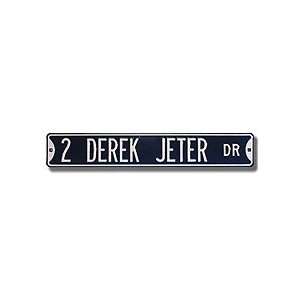 Steel Street Sign 2 DEREK JETER DR