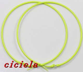 NEW jewelry fluorescence color Circle Basketball Wives Hoop Earring 6 