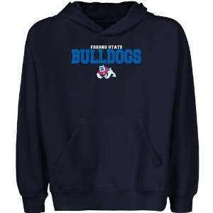  Fresno State Bulldogs Youth Navy Blue University Name 