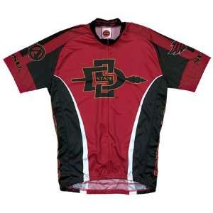  San Diego State University Aztecs Cycling Jersey: Sports 