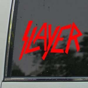  Slayer Red Decal Metal Band Car Truck Window Red Sticker 