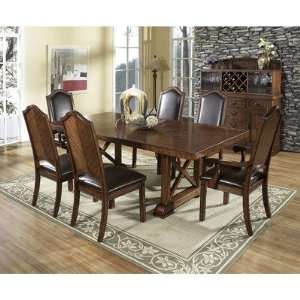  Barrington Trestle Dining Table: Furniture & Decor