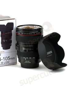 Canon EF 24 105mm Lens Coffee Mug Cup w/Hood Cap ★★★   
