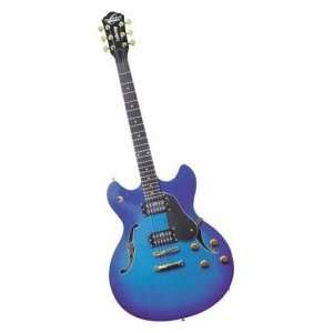   Delta King Acoustic/Electric Guitar   Blueburst: Musical Instruments