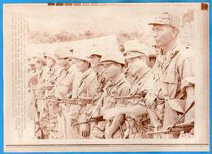 1970 Training Cambodians at Nha Trang AFB Vietnam Photo  