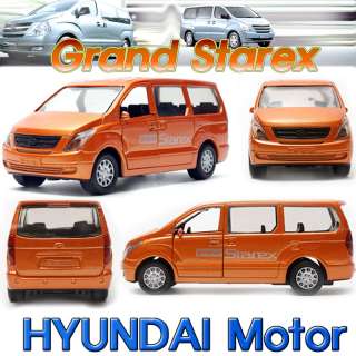 HYUNDAI Motor Grand Starex Color Orange Diecast Mini Cars Made in 