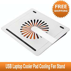 USB Aluminum Laptop Radiator Cooler Pad One Fan Cooling Pad 8 Angles 