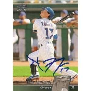 Mike Fontenot Signed Chicago Cubs 2010 Upper Deck Card:  