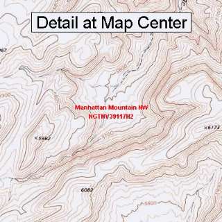   Map   Manhattan Mountain NW, Nevada (Folded/Waterproof) Sports