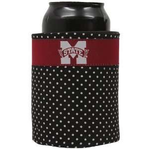   State Bulldogs Black Small Polka Dot Coolie: Sports & Outdoors