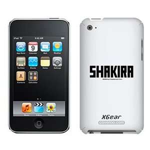 Shakira Block Letters on iPod Touch 4G XGear Shell Case 