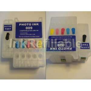  Refillable T007 T009 ink cartridges for Epson Stylus photo 