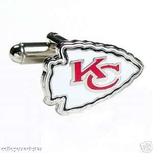  Kansas City Chiefs NFL Logo Executive Cufflinks: Sports 