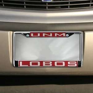  New Mexico Lobos Chrome License Plate Frame: Automotive