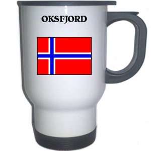  Norway   OKSFJORD White Stainless Steel Mug Everything 