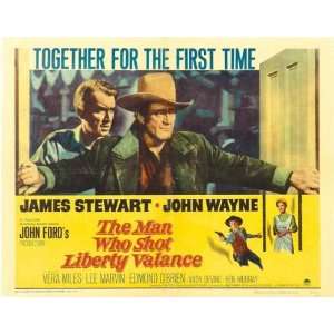   1962) UK Style A  (James Stewart)(John Wayne)(Vera Miles)(Lee Marvin