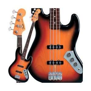  American Fretless Jaco Jazz Bass 4 String Bass (Sunburst 