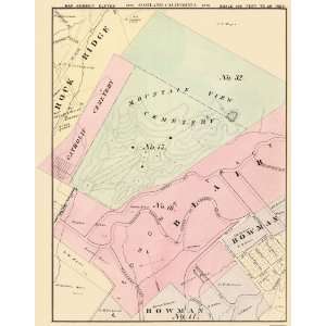  OAKLAND CALIFORNIA (CA) ELEVENTH WARD 1878 MAP