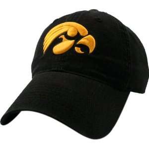 Iowa Hawkeyes EZ Twill Youth Adjustable Hat:  Sports 