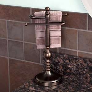  Ridge Shape Countertop Towel Holder   Oil Rubbed Bronze 