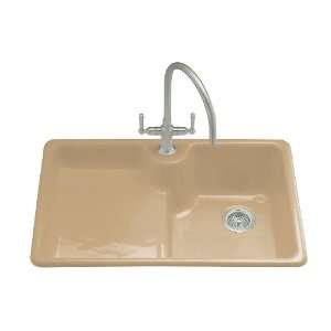 Kohler K 6495 1 33 Carrizo Self Rimming Kitchen Sink with Single Hole 