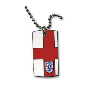 England FA St George Cross Dog Tag:  Sports & Outdoors