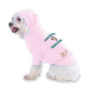   Female Mechanic Hooded (Hoody) T Shirt with pocket for your Dog or Cat