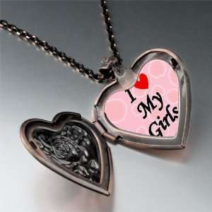 I Heart Girls Photo Photo Locket Pendant Necklace Pugster 