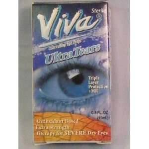  VIVA Lubricating Eye Drops Ultra Tears Dry Eye Therapy .5 