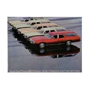  1969 PONTIAC STATION WAGON Sales Brochure Book: Automotive