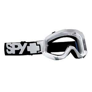  Spy Klutch Shiny White Sand Smoke Goggle Sports 