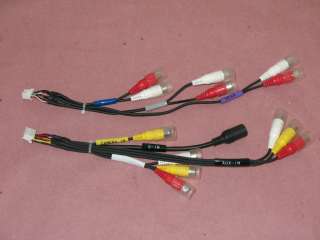   W505e, IVAW505e, IVA502e Audio Video 2 RCA Cables Plug Harness  