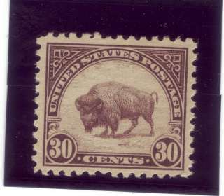 Scott 569 MNH American Buffalo thirty cent 11 x 11 perf stamp  