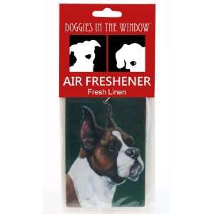  Doggies in the Window Boxer Air Freshener, Fresh Linen 