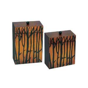  Home Décor Set/2 Branch Boxes By Sterling