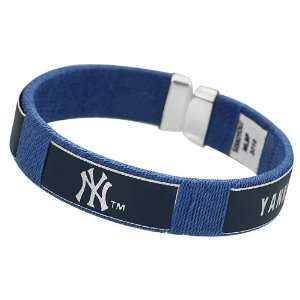   Nylon Major League Baseball Team Dodgers Cuff Bracelet: Jewelry