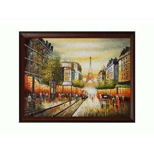  Art Reproduction Oil Painting   Famous Cities: Buggy Ride 